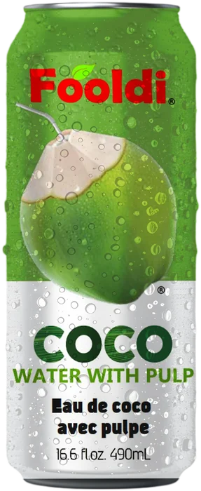 Coco Water with Pulp, 490 mL